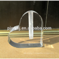 vente en gros personnalisé en forme de coeur logo en cristal vase en verre pour centres de table